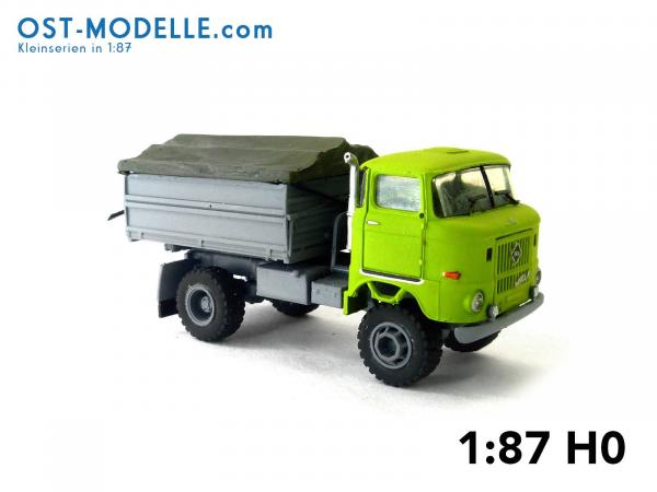 IFA W50LA ND 2-Seitenkipper offener Plane